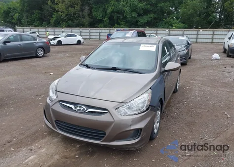 2014 Hyundai Accent Gls from USA, damaged, VIN KMHCT4AE9EU667067